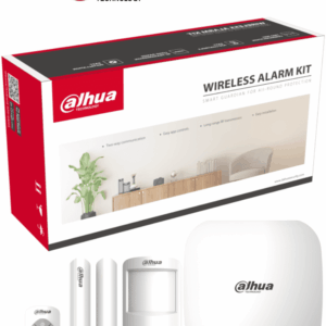 DAHUA DHI-ART-ARC3000H-03-FW2 - Kit de alarma inalámbrico, Conexión: Wifi, ethernet y 4G, Incluye: HUB 1.0, sensor de movimiento PIR, contacto magnético y control remoto, App DMSS, Frecuencia 433 MHz, Tecnología: AirShield