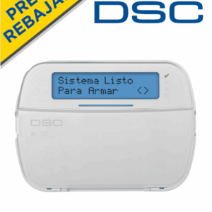DSC HS2LCDN - Teclado Cableado LCD Alfanumérico de 32 caracteres admite 128 zonas compatible con NEO