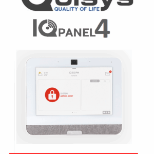 QOLSYS IQP4005 - Sistema de Alarma IQPanel4 Autocontenido , con Pantalla Tactil de 7", Power G 915 Mhz + DSC Serie Power 433 Mhz. Con 4 Bocinas integradas (4W). Para la plataforma Alarm.com
