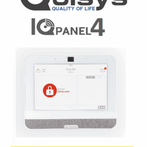 QOLSYS IQP4004 - Sistema de Alarma IQPanel4 Autocontenido , con Pantalla Táctil de 7", Power G 915 Mhz + Qolsys S-Line 319.5 Mhz. Con 4 Bocinas integradas (4W). Para la plataforma Alarm.com