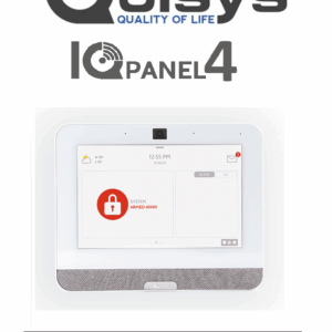 QOLSYS IQP4006 - Sistema de Alarma IQPanel4 Autocontenido , con Pantalla Tactil de 7", Power G 915 Mhz + Honeywell 345 Mhz. Con 4 Bocinas integradas (4W). Para la plataforma Alarm.com