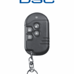 DSC PG9939 - Llavero de 4 botones programables Inalámbrico Power G con una quinta función compatibles con NEO, PRO, Qolsys e IoTega