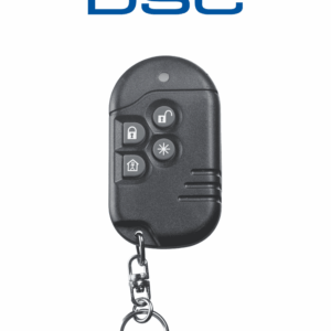 DSC PG9939 - Llavero de 4 botones programables Inalámbrico Power G con una quinta función compatibles con NEO, PRO, Qolsys e IoTega