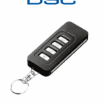 DSC PG9929 - Llavero de 4 botones programables inalámbrico Power G Slimline compatible con NEO, PRO, Qolsys e IoTega