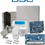 DSC NEO-LCD-SIRENA-IP-SB- Paquete SERIE NEO con panel HS2032 de 8 zonas expandible a 32, Teclado LCD HS2LCDN con Sirena de 30W y su gabinete incluye Comunicador IP TL280E . Sensor PIR Cableado LC200, 2 SM433TQW , Transformador y Gabinete