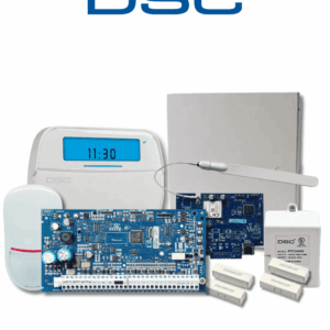 DSC NEO-ICON-IPLTE-SB - Paquete SERIE NEO con panel HS2032 de 8 zonas cableadas expandible a 32/Teclado de Iconos HS2ICN /Sensor PIR LC200 Cableado/2 contactos blancos cableados/Transformador/Gabinete GTVCMX003/Comunicador Dual TL280LE/Sin Batería