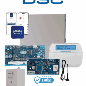 DSC NEO-LCD-LE4050M- Kit Neo 32 Zonas  Panel HS2032 / Teclado Alfanumérico HS2LCDN/  Fuente PTC1640U / Gabinete GMX003 / Comunicador LE4050m con 1 año de servicio