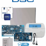 DSC NEO-ICONO-LE4050M- Kit Neo 32 Zonas  Panel HS2032/ Teclado Iconos HS2ICN/  Fuente PTC1640U / Gabinete GMX003 / Comunicador LE4050m con 1 año de servicio