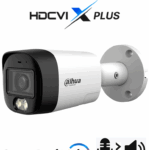 DAHUA DH-HAC-HFW1200RMN-IL-T - Cámara Bullet de 2 MP/ HDCVI X PLUS/ Audio Bidireccional/ Iluminación Dual Inteligente Hasta 30m/ Iluminación Mediante IR & Luz Cálida/ Reducción de Ruido 3D NR/ Metálica