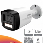 DAHUA DH-HAC-HFW1209TLMN-LED-0280B-S3 - Cámara Bullet de 2MP Full Color en 1080p con lente de 2.8mm, ángulo de 108° y alcance de iluminación de 40m, DWDR, IP67 compatible con CVI/CVBS/AHD/TVI.