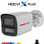 DAHUA DH-HAC-HFW1249XN-A-PRO -Cámara Bullet HDCVI 2MP WizColor/HDCVI X PLUS/ Video 24 Horas a Color/ Corrección de Distorsión de Imagen mediante IA/ Iluminador Inteligente/Hasta 50m de Dist de Ilumin/Doble Mic Incorp/ Campo de Visión de Hasta101°