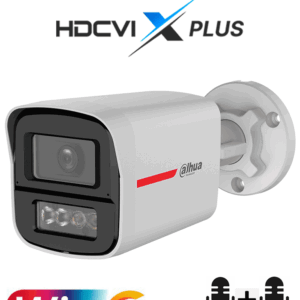 DAHUA DH-HAC-HFW1549XN-IL-A-PRO -Cámara Bullet 5MP WizColor/ Imagen 24H a Color/ Corrección de Imagen por IA/ Iluminador Dual Int Mediante IR y Luz Calida / Hasta 50m de Ilumin/ Doble Mic Incorp/Campo de Visión de Hasta 101°/ Policarbonato+ Metal