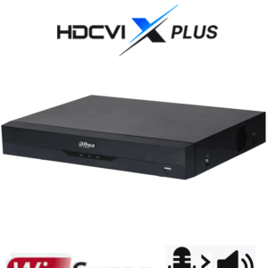 DAHUA DH-XVR5108HE-I3/T - DVR de 8 Canales 5MP Lite WizSense/ HDCVI X PLUS/ Audio Bidireccional en los 8 Canales/ H.265+/ 8 Canales +4 IP/ Hasta 12 Ch IP/ 1 Canal de Reconocimiento Facial/ SMD Plus/ Protección Perimetral/ Compatible con Dolink Care