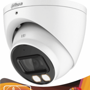 DAHUA HAC-HDW1500T-IL-A - Cámara Domo de 5 Megapixeles/ Iluminadores Duales Inteligentes/ Lente de 2.8mm/ 106 Grados de Apertura/ 40 Metros de Iluminación IR y Luz Visible/ Super Adapt/ Micrófono Integrado/ IP67/ dWDR/