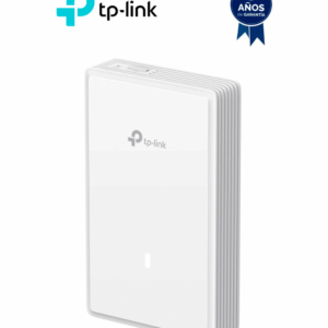 TP-LINK EAP725-Wall- Punto de acceso Wi-Fi 7 para montaje en pared BE3600,  Hasta 2882Mbps en 5 GHz y 688Mbps en 2,4 GHz  para alcanzar un total de 3570Mbps, 1 puerto 2,5 GbE, Funciones avanzadas, Gestión centralizada y Mesh