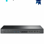 TP-LINK  ER8411 - Router VPN Omada, 1 puerto WAN 10G SFP+, 1 puerto WAN/LAN 10G SFP+, 1 puerto WAN/LAN 1G SFP+, 8 puertos WAN/LAN GE, ZTP, Administracion Centralizada, Secure VPN, Firewall potente, Filtrado de IP/MAC/URL, enlace IP-MAC