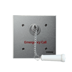 COMMAX ES420 - Botón de emergencia con cadena para sistema de llamado de enfermería / Uso en regaderas, con protección contra agua / Conexión con JNS4CS a 2 hilos / Activa luz de corredor