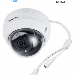 VIVOTEK FD639(1YL) - Camara IP VORTEX Essential Series Domo Exterior 2 MP, Lente 2.8 mm, Microfono integrado, IR 30m, IP66, IK10, Almacenamiento 128GB, Analiticas IA: Intrusión, Cruce de Linea, Merodeo, Busqueda de Escena