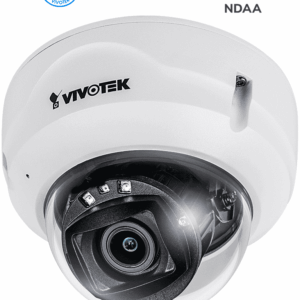 VIVOTEK FD839-EHTV - Cámara IP VORTEX Essential Series domo exterior 5 MP, lente varifocal 2.8-10mm, micrófono integrado, IR 30m, WDR Pro, IP66, IK10, NDAA, almacenamiento interno 256GB