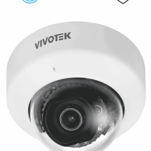 VIVOTEK FD9186-H - Cámara IP domo interior 5 Megapixeles, lente fijo 2.8mm, Smart IR 30mts, WDR Pro, micrófono integrado, Smart VCA, DI, DC12V, Ciberseguridad Trend Micro