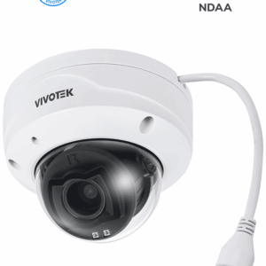 VIVOTEK FD9383-HTV - Cámara IP Domo exterior 5 MP, Lente Varifocal Remoto 2.8-12mm, Smart VCA, Deep Search, Smart IR 30 mts, WDR Pro, Visión SNV, Ciberseguridad Trend Micro, Micrófono Integrado, Protección IP66, IK10, ONVIF, NDAA