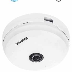 VIVOTEK FE9180-H-v2 - Cámara IP fisheye interior 5 Megapixeles, Visión hemisférica 360º, Smart Stream III, WDR Pro, 3DNR, Micrófono integrado, SNV, Ciberseguridad Trend Micro, Ranura de tarjetas MicroSD, ONVIF, NDAA