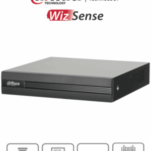 DAHUA XVR1B08H-I - DVR de 8 canales 5MP Lite con WizSense y H.265+. Soporta 8 canales + 4 IP, o hasta 12 canales IP. Con SMD Plus y búsqueda inteligente de humanos y vehículos. 1 puerto SATA de hasta 16TB