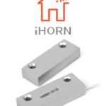 IHORN HO03F - Contacto Magnético Alámbrico de Metal. Compatible Con DSC / RISCO / IHORN / Salida N.C.