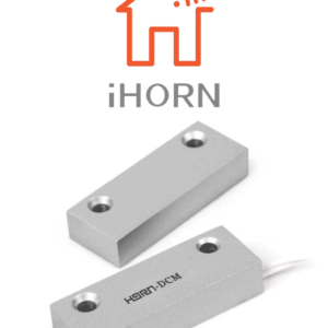 IHORN HO03F - Contacto Magnético Alámbrico de Metal. Compatible Con DSC / RISCO / IHORN / Salida N.C.