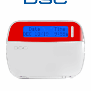DSC HS2LCD RED - Teclado Cableado LCD Alfanumérico ROJO  admite 128 zonas compatible con NEO