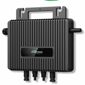 HYXIPOWER HYXM1000S - Microinversor Residencial / Potencia Salida 1000W / Comunicación SUB-1G / Conexión Hasta 2 Módulos /Protección IP67 / Diseño Tipo Gancho / Plug & Play