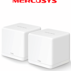 MERCUSYS Halo H30G(2-pack) - KIT de Sistema Inalámbrico H30G Mesh con doble banda 2.4GHz y 5GHz AC 1300Mbps, dos puertos 10/100/1000 Mbps, control vía aplicación y roaming continuo.