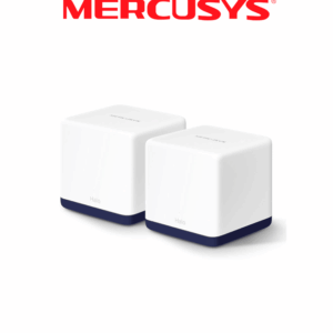 MERCUSYS HALO H50G(2-PACK) - Sistema Wi-Fi Mesh AC1900 para todo el hogar con red unificada, roaming continuo, cobertura completa, doble banda Wi-Fi de 1.9 Gbps, control sencillo mediante aplicación y puertos Gigabit completos.
