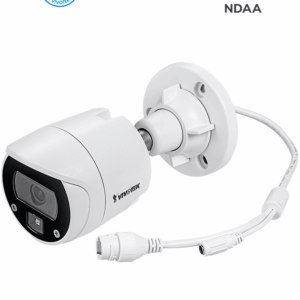 VIVOTEK IB639(1YL) - Cámara IP VORTEX Essential Series bullet exterior 2 MP, Lente fijo 2.8mm, IR 30m, WDR digital, IP66, IK10, NDAA, Almacenamiento 128GB, Analiticas IA: Intrusión, Cruce de Linea, Merodeo, Busqueda de Escena, Objeto Perdido/Abandonado