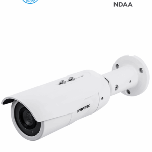 VIVOTEK IB9389-EH-v2 - Cámara IP bullet exterior 5 MP, H.265, lente fijo 3.6mm, WDR Pro, Smart IR 30m, visión SNV, Smart Stream III, ciberseguridad Trend Micro, Smart Motion, protección IP66 e IK10, certificación NDAA y compatible con ONVIF