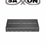 SAXXON LKV104VW- Controlador de Pantallas de 2 x 2/ Resolución 1080p a 60 Hz/ Distribuye 1 Entrada HDMI en 4 Pantallas/ Múltiples salidas de video/ 1 Salida de Audio/ Facil Instalación/