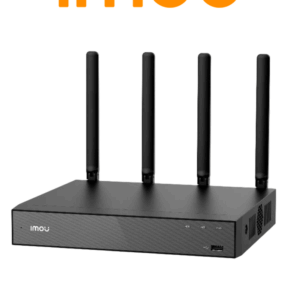 IMOU NVR-N118W-8A0E NVR WIFI 18 Canales, Disco duro de 3.5 pulgadas hasta 16T, micrófono y altavoz integrados, cuatro antenas 2,4 G/5 G Wi-Fi 6, aplicación IMOU HDMI/VGA, emparejamiento automático.