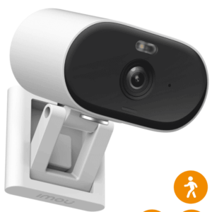 IMOU VERSA (IPC-C22FN-C) -Cámara IP WiFi IMOU VERSA de 2 MP,con lente de 2.8 mm y 97°d apertura, ofrece compresión H.265, audio bidireccional, sirena, visión nocturna de 20 m, ranura MicroSD, detección de humanos y certificación IP65