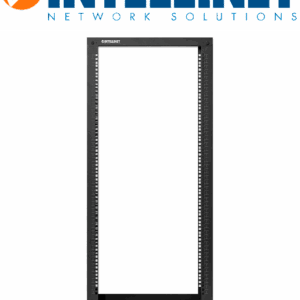 INTELLINET - 715966 - Rack de dos postes, 19" / 22U, Presentación Flatpack (Desarmado), 19", Negro