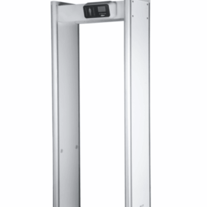 DAHUA ISC-D118C - Arco detector de metales con 18 zonas y pantalla LCD de 3.5". Ofrece 9 sonidos de alarma ajustables en 10 niveles de volumen, luces indicadoras por área, contador de pasos y alarmas, y 255 niveles de sensibilidad configurables.