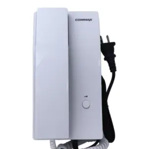 COMMAX DP2S - Interfon para Sistema de Audio Portero con Botón de Apertura de Puerta, Conexión de 2 Hilos y Alimentación 110 Vca