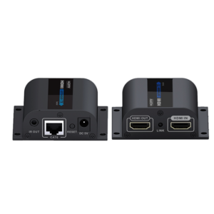 SAXXON LKV372PRO- Kit extensor de video HDMI/ Resolucion 1080p/ CAT 6/ 6A Cobre / Hasta 50 metros/ Loop HDMI en transmisor/ Transmisor IR/ Plug and play