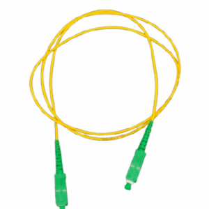 TCE  - LMN-FO-SCA-SCA-01 - Jumper SC-SC Monomodo / APC / Simplex 2 mm / 1 metro / Amarillo