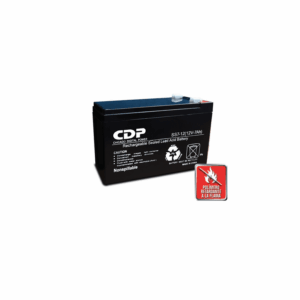CDP Batería - B-12/7 SLB 12-7 / Batería Modelo B-12 / 7 / 12V a 7A / Libre de manteniento / Facil instalación / Compatible con CCTV y DSC