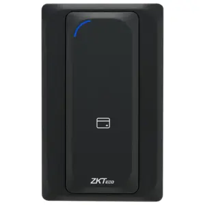 ZKTECO KR901S - Lector Esclavo de Tarjetas ID 125 Khz y Mifare 13.56 MHz/ IP65/ Wiegand 26/ LED Indicador de Estado