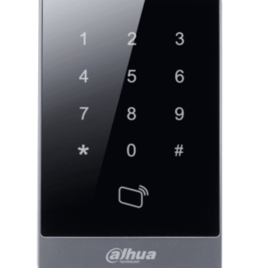 DAHUA ASR1101A - Lectora de Tarjetas MiFare con Teclado Touch/ para Password/ Conexión RS-485 y Wiegand/ Leds Rojo y Verde/ Fondo de Luz Azul/