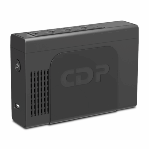 CDP Li-504 UPS Interactivo de 500VA / 250Watts / Entrada 120V / 4 Terminales de salida / Carga rapida mediante USB / Regulador / Respaldo 5 minutos a carga completa / Batería de Litio