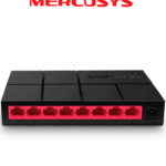 MERCUSYS MS108G - MS108G - Switch no administrable de escritorio con 8 puertos 10/100/1000 Mbps, diseño compacto y configuración Plug and Play.