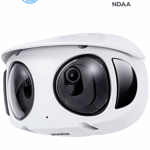 VIVOTEK MS930-EHV(1YL) - Cámara IP VORTEX Premium Series panorámica 180º exterior, 8 MP (4K), luz IR 20 m, WDR Pro, visión SNV, Smart Motion, micrófono integrado, VCA, IP66, IK10, almacenamiento interno 512GB, NDAA.