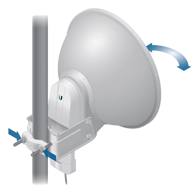UBIQUITI AF-5G23-S45 - Antena direccional AirFiber X para radio conectorizado de 5.8 GHz con ganancia de 23 dBi, tecnología MIMO y compatible con AF5X y AF5XHD. - Image 4